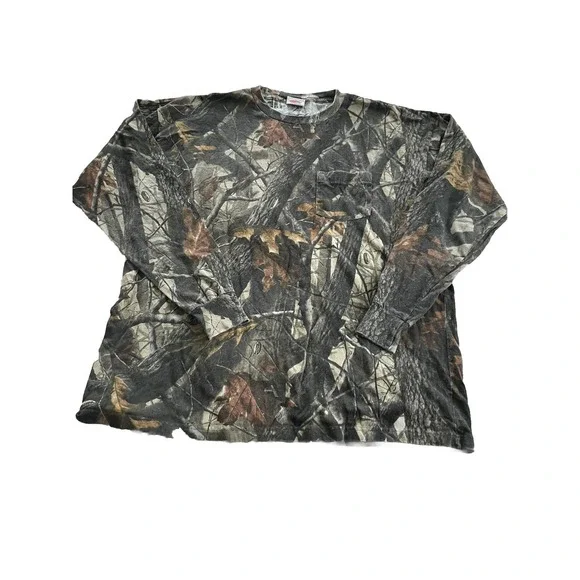 Lot of 3 Hunting Camo T-Shirts Size 2XL Long Sleeve Shadow Branch Pro Gear - Picture 5 of 7